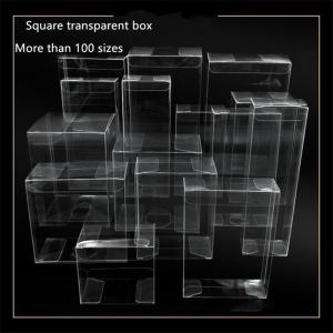 Buy cheap High Glossines Rectangular 0.7mm Clear Plastic Folding Boxes from wholesalers
