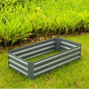 Buy cheap 7.9kg Power Coated Surface 8x3ft Raised Metal Garden Bed from wholesalers