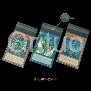 Buy cheap CPP Sealable Top Loading Card Sleeves 60x87mm Extral Clear PP from wholesalers