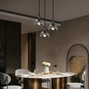 Buy cheap Modern Mini Chandelier Pendant Light 4000k CCT Smoke Grey Pedants from wholesalers