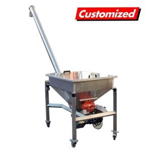 Buy cheap Corn Powder Vibrating Screw Conveyor Feeder Compact Structure With Hopper from wholesalers