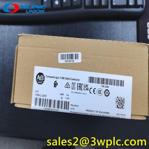 Buy cheap 1769-L33ER Allen Bradley CompactLogix 2 MB ENet Controller from wholesalers