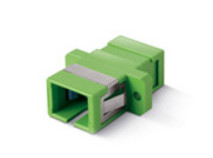 China Low Insertion Loss SC Fiber Optic Adapters Flange Ceramic And Phosphor Bronze Sleeve Material Networks Application on sale