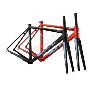 Buy cheap Outer Cables Routing Scandium Bike Frame , 53cm Full Carbon Bike Frame from wholesalers