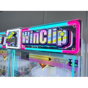 60kgs LED Lights Coin Operated Lucky Clip Game Machine Mini Dolls Claw Machine