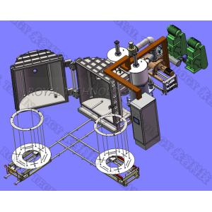 Buy cheap Aluminum Magnetron Sputtering Machine , PVD High Vacuum Metalizing Machine from wholesalers