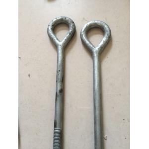 Buy cheap Galvanized Oval Eye Bolts 3/4" transmission line hardware from wholesalers