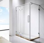 Buy cheap 5mm Bathroom Shower Screens Tempered Glass Polishing Finish Cubicle Shower Rooms Enclosure from wholesalers