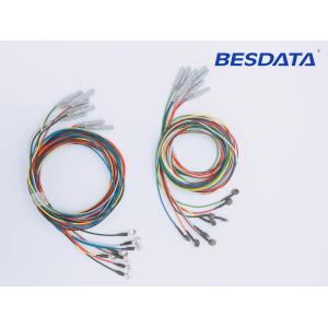 Buy cheap Ag / Agcl EEG Electrodes With Wire Transferring Bio - electrical Signals from wholesalers