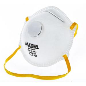 Buy cheap Industrial  FFP2 Face Mask With Easy Breathing Valve CE Certificated from wholesalers