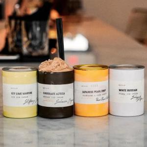 Buy cheap Eco Friendly Creative Food Grade Reusable Ice Cream Round Craft Packaging Container Packaging With Metal Lid from wholesalers