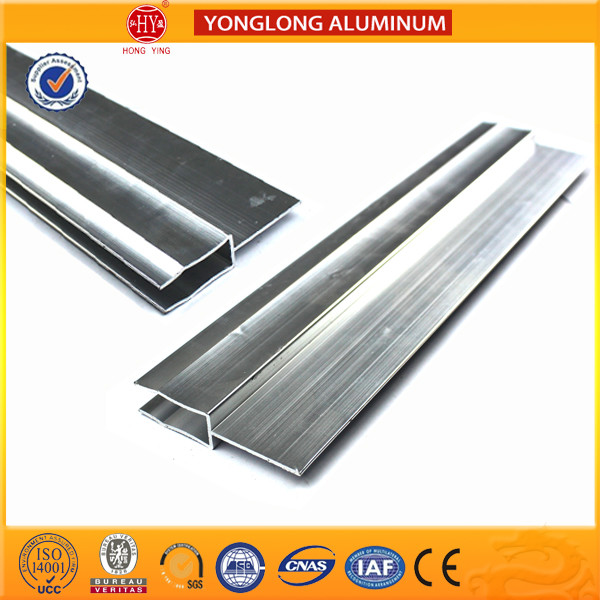 Quality Silver / Champagne Anodized Aluminum Extrusion Profiles For Industrial for sale
