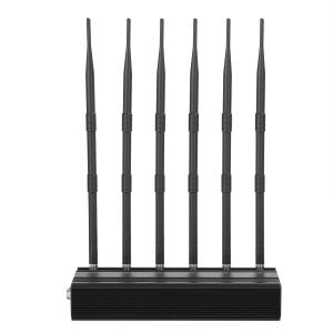 Adjustable 6 Antennas 15W High Power Cellphone ,GPS,WiFi Jammer