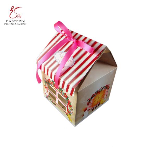 Recyclable Easy to Assemble Cupcake Box | Eco-Friendly Hut Shape Cake Packaging
