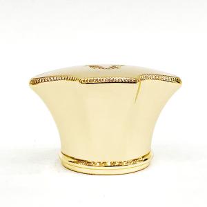 Buy cheap Classic Zinc Alloy Gold Plating Metal Zamak Perfume Bottle Cap from wholesalers