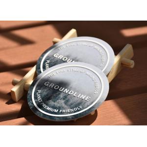 Sweatshirts Microfibre Custom Printed Patch With White Silicone Logo