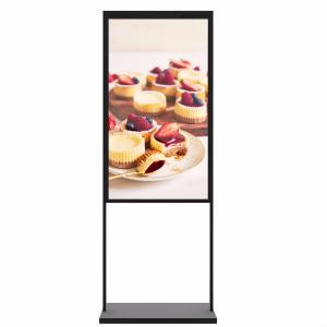 2000-3000 Nits Brightness Window Advertising Display With 4K Wifi