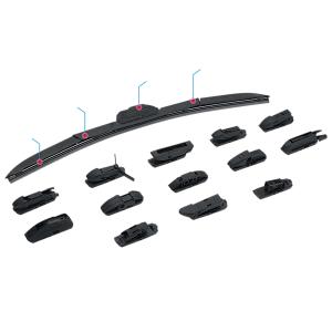 Buy cheap Frameless Natural Rubber Auto Windshield Wiper 15