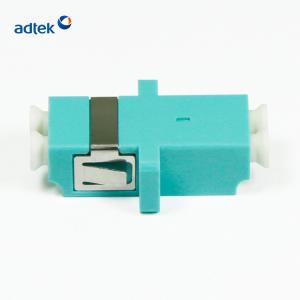 FTTX OM3 LC Duplex Coupler , Multimode Fiber Adapter