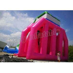 Buy cheap Custom Exciting Flying Water Slide Inflatable PVC With Blower from wholesalers