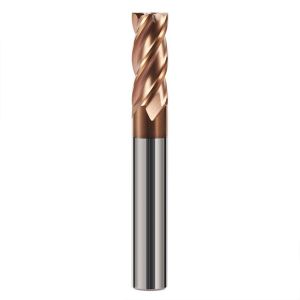 Buy cheap 0.6um Grain Size Tungsten Carbide End Mill with 1-20mm Cutting Diameter and 55-Degree Deep Groove for CNC Machining from wholesalers