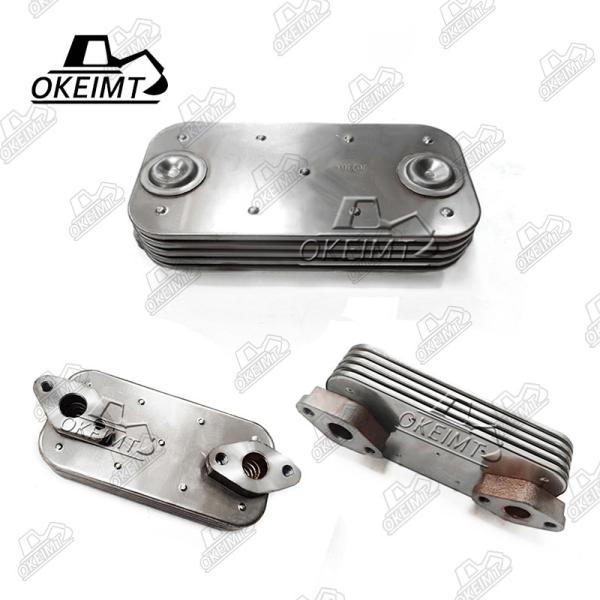 Quality OKEIMT Engine Oil Cooler Compatible with Cat C4.4 5P for sale