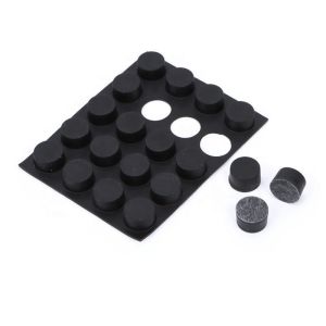 Customized Shockproof Die-Cutting Silicone Rubber Adhesive Rubber Foot Pad,