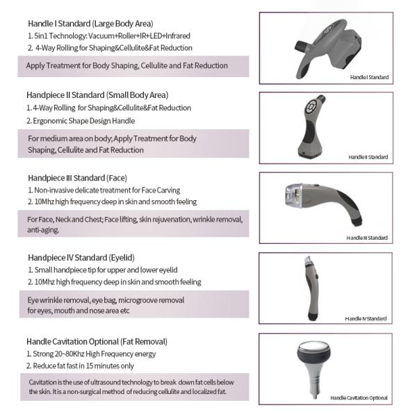 RF Body Slimming Vacuum Cavitation Body Shape Machine Weight Loss Fat Removal