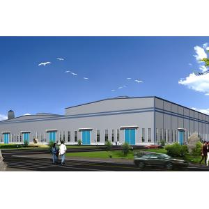 Buy cheap Commercial Steel Structure Warehouse Buildings OEM / ODM Available from wholesalers