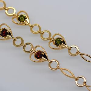 Buy cheap Classic 18K Gold Plated Cubic zirconia Bracelet & bangles factory wholesale high quality from wholesalers