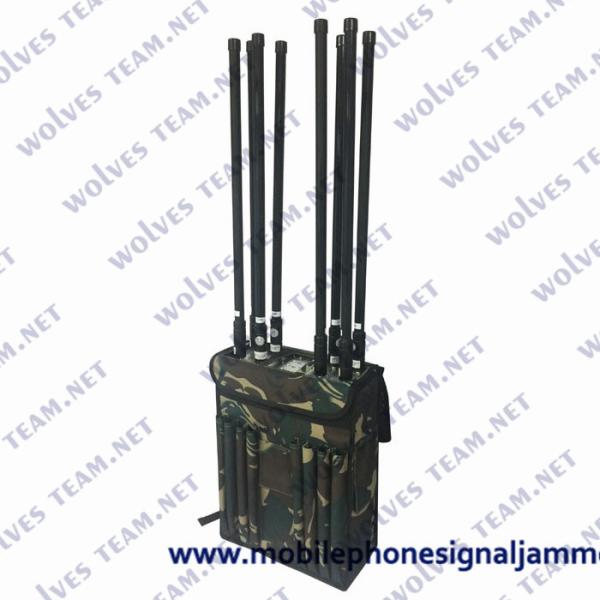 Buy cheap Waterproof Durable Military High Power GPS WIFI5.8G Drone Signal Backpack Jammer from wholesalers