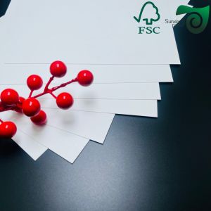 Buy cheap FSC Certified C1S Art Board 350g  Custom Sheet Sizes For Greeting Cards from wholesalers
