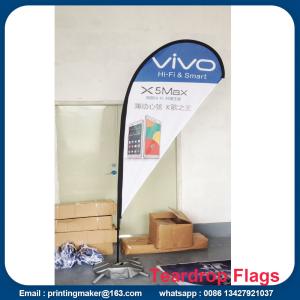 Buy cheap Freestanding Teardrop Banner Flags with Spike Base from wholesalers