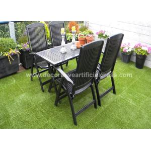 30*30cm Interlocking Artificial Grass Floor Tiles With PP Base