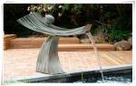 Buy cheap Pool Ornaments Waterfall Fountain , Stainless Water Feature For The Garden from wholesalers