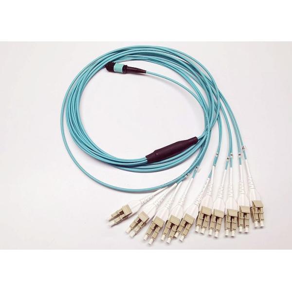 Buy cheap MPO To LC Duplex Uniboot MPO Fanout Cable 20 Core Multimode For QSFP Module from wholesalers