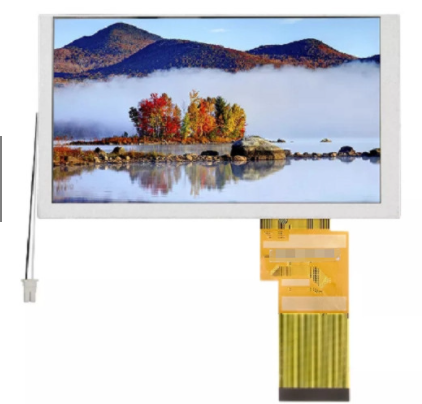 6.2 Inch LCD TFT Display Customized With 800 X 480 Pixels / 60Pin Interface