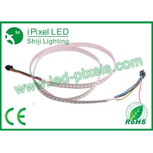 Buy cheap 144LEDs / m DC5V 1m per roll Programmable LED strip lamp Digital , white black product