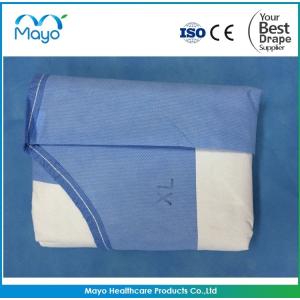 Buy cheap SMS Non-woven Sterile Disposable Surgical Gown with hand towel from wholesalers