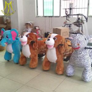 Buy cheap Hansel latest coin operated electric ride on plush elephant toy from wholesalers