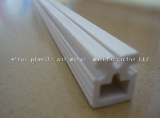 Quality Plastic high tension rail,PVC,color and size according to the samples or the drawings. for sale