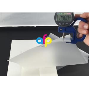 Buy cheap 80 Micron Pouch Laminating Film Custom Thickness / Size Ideal Photo Protect Film from wholesalers
