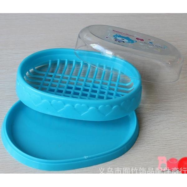 Buy cheap Plastic soap dish and box double layer with clear cover from wholesalers