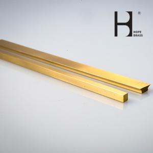 Fade Proof Brass Flat Bars