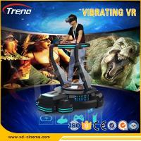 China Black 0.5KW Small Vibrating VR Simulator Cinema With Player Controller Joystick for sale