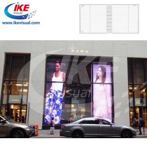 Buy cheap HD Mesh 3D Transparent LED Module Glass Transparent Advertising Display from wholesalers