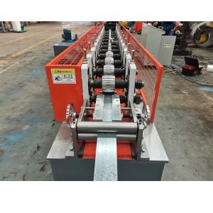 Buy cheap 1.5-2.0mm Thickness Galvanized Steel Rack U Channel Mesh Deck Shelf Support Roll Forming Machine from wholesalers