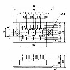 Buy cheap IGBT Power Module 6DI15Z-050 POWER TRANSISTOR MODULE  FUJITSU IGBT Power Module from wholesalers
