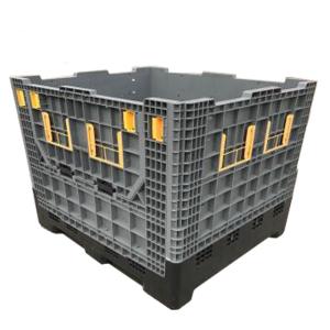 Buy cheap Large foldable collapsible plastic virgin HDPE industry pallet box from wholesalers