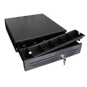 Buy cheap Modern Grey White Metal and ABS Plastic Cash Drawer with Five Grid Cash Notes Slots from wholesalers